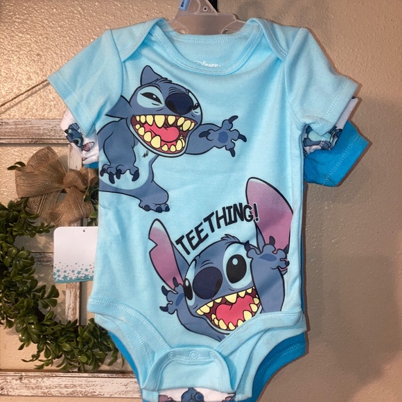Disney One Pieces Lilo And Stitch Baby Onesies Stitch Onesies Disney Baby Onesies Poshmark